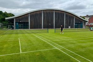 The grass courts at Wolverhampton Lawn Tennis and Squash Club which are due to be replaced by new padel courts. Pic: WLTSC. Permission for reuse for all LDRS partners.