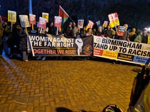 'Stand Up To Racism' protesters