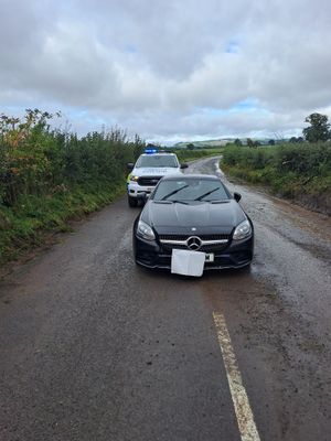 Police said they had been dealing with a number of abandoned cars in the aftermath of Storm Babet. Picture: South Shropshire SNT
