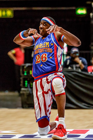 The Harlem Globetrotters in Birmingham. Credit: Chris Bowley