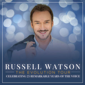 Join Russell Watson for a celebration of his 25-year career at University of Wolverhampton The Halls on Friday, October 31