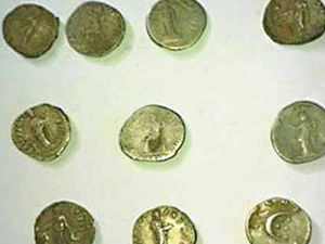 Supporting image for story: Roman coins haul dug up
