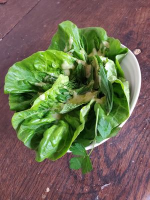 Baby gem salad