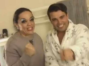 Supporting image for story: Lisa Riley and Joe McElderry practise Wicked songs at Wolverhampton Grand Theatre - with video