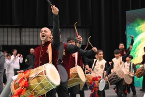 The event was a cultural one, with a massive celebration of south Asian culture