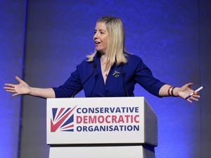 Supporting image for story: Dame Andrea Jenkyns defends campaign leaflet which features Nigel Farage photo