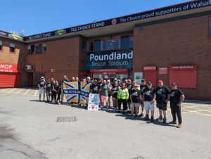 Reaching Poundland Bescot Stadium on the walk