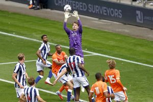 Josh Griffiths in action for West Brom during their pre-season trip to Blackpool (Photo by Adam Fradgley/West Bromwich Albion FC via Getty Images)