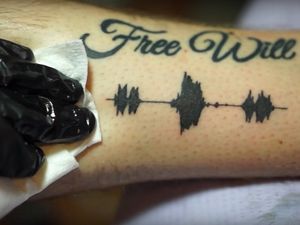 Supporting image for story: A Los Angeles tattoo artist has created tattoos you can hear