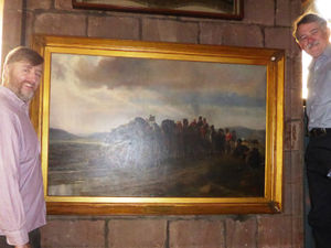 Supporting image for story: Top female artist's painting on display