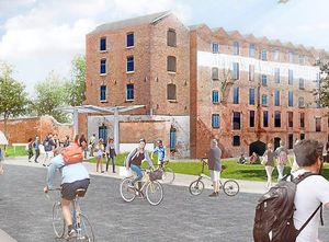 An artist's impression of the Flaxmill