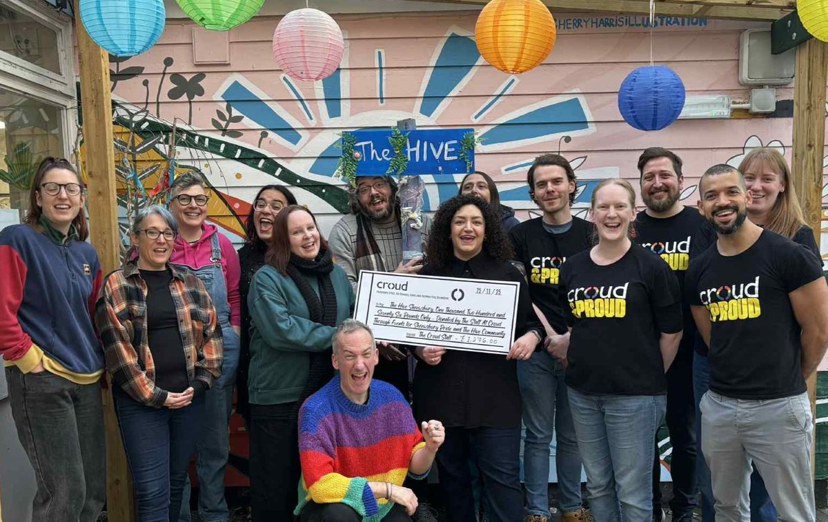 Shrewsbury colleagues raise money for The Hive