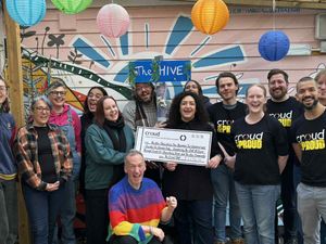 Supporting image for story: Shrewsbury colleagues raise money for The Hive