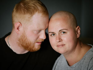 Supporting image for story: Couple bring wedding forward after cancer diagnosis