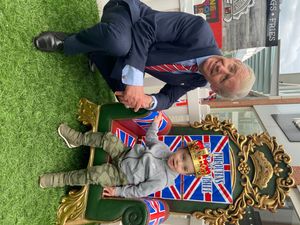 HRH Prince Charles lookalike at New Square Shopping Centre