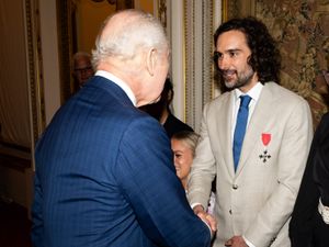 The King meets Joe Wicks