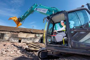 Work going on to clear the land at Daisy Bank, Bilston