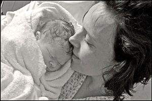 Rhiannon Davies with her daughter Kate Stanton Davies