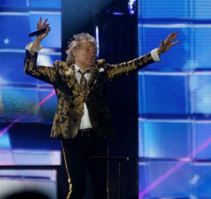 Rod Stewart at Arena Birmingham. Photo: Andy Shaw.