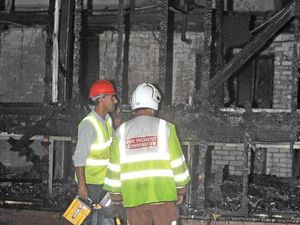 Supporting image for story: Youth centre destroyed in inferno