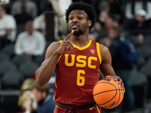 Supporting image for story: LeBron James’ son Bronny set to join him at LA Lakers after NBA draft