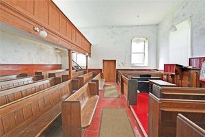 Inside the chapel, which has not been used since the Covid pandemic