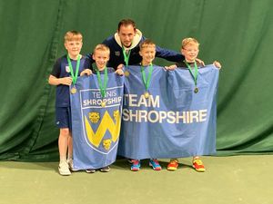 Supporting image for story: Young Shropshire aces celebrating a winning double