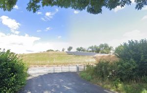The tourist pods will be sited at Cae Henfron near the A470 road to the south of Rhayader if plans are approved. From Google Streetview