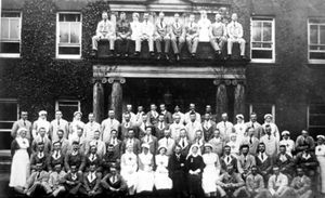 Aldridge Manor House was an auxiliary convalescent hospital for injured soldiers during the Second World War