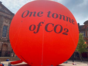 Supporting image for story: Public invited to learn about carbon emissions with giant bubble