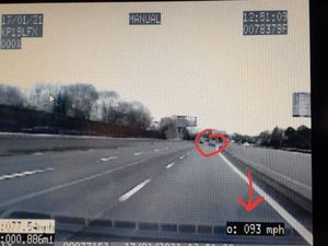Supporting image for story: Police catch driver speeding through M6 roadworks at 90mph in 50mph zone