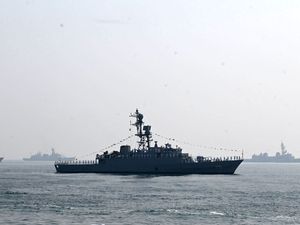 Supporting image for story: Sri Lanka recovers 87 bodies from Iranian warship sunk by a US submarine