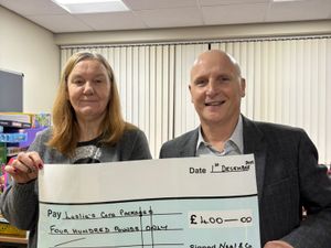 Supporting image for story: Cradley Heath accountancy firm makes generous donation to Leslie’s Care Packages