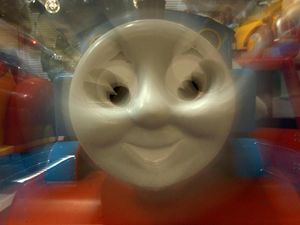 Supporting image for story: This video of Thomas The Tank Engine performing remarkable stunts is epic