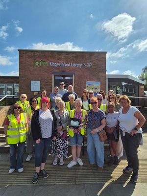 Jo Fletcher with Kingswinford in Bloom