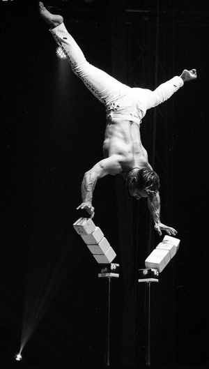 Death-defying circus acts