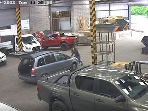 Supporting image for story: Shocking footage shows thugs drive at woman trying to stop theft from firm