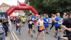 Runners – including West Midlands Mayor Andy Street – take to the road in Halesowen for the Black Country Road Run