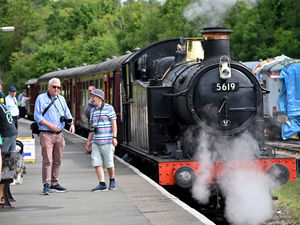 Supporting image for story: In pictures: Gleaming steam loco and vintage vehicles galore at Telford Steam Railway event