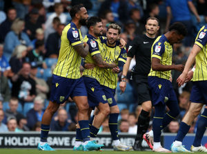 Alex Mowatt celebrates after a goal at Portsmouth (Photo by Adam Fradgley/West Bromwich Albion FC via Getty Images).