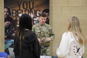 The Army was on hand to provide careers advice.