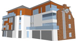 A detailed impression showing the proposed changes