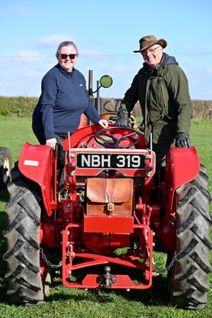 Glynne and Terri Wooldridge got their engines rumbling