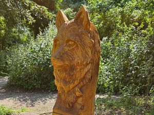 Supporting image for story: Appeal for help after wooden sculpture part of Wolverhampton art project is vandalised