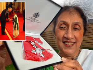 Supporting image for story: 'It's a great honour' - Telford councillor receives MBE from Prince of Wales