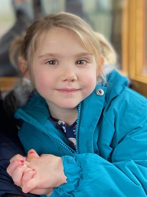 Emilia Mackay, who had a lifesaving stem cell transplant