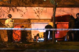 The man was found critically injured and died at the scene