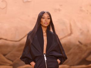 Supporting image for story: Naomi Campbell takes to the runway at Paris Fashion Week