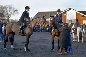 The Boxing Day hunt from Newport Rugby Club