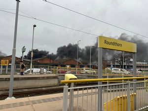 Supporting image for story: Homes evacuated after major blaze involving lorries on industrial site